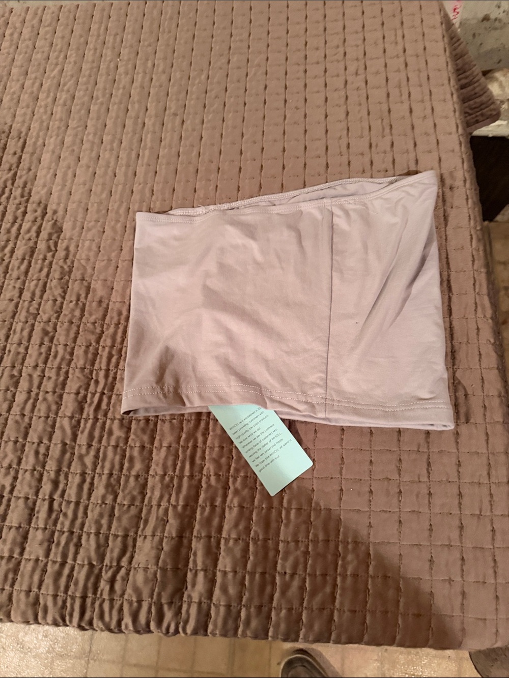 Women’s Tube Skirt in Light Beige - Comfortable Cotton Blend